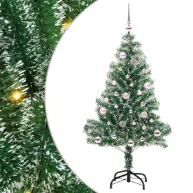    Mű karácsonyi fa hóval borítva LED fényekkel 150 LED-del 150 cm