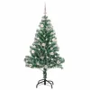  Mű karácsonyi fa hóval borítva LED fényekkel 150 LED-del 150 cm