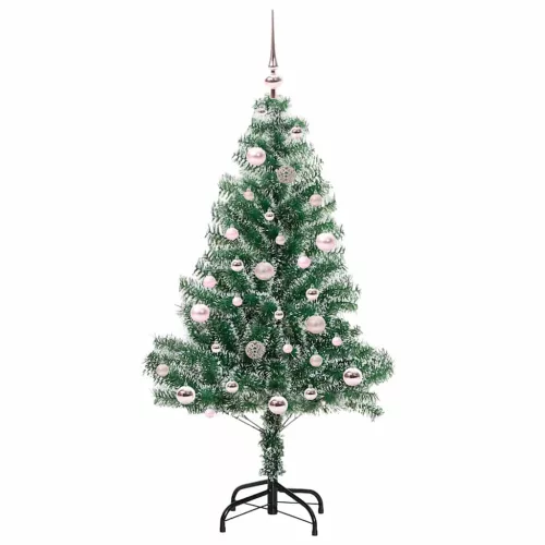  Mű karácsonyi fa hóval borítva LED fényekkel 150 LED-del 150 cm