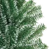  Mű karácsonyi fa hóval borítva LED fényekkel 150 LED-del 150 cm
