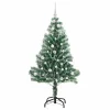  Mű karácsonyi fa hóval borítva LED fényekkel 150 LED-del 150 cm