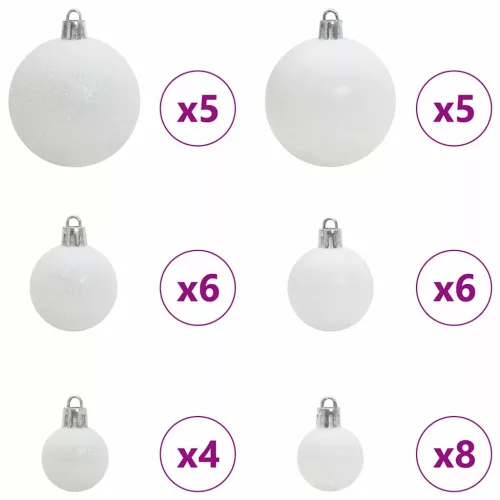  Mű karácsonyi fa hóval borítva LED fényekkel 150 LED-del 150 cm