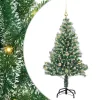  Mű karácsonyi fa hóval borítva LED fényekkel 150 LED-del 150 cm