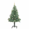  Mű karácsonyi fa hóval borítva LED fényekkel 150 LED-del 150 cm
