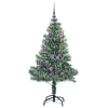  Mű karácsonyi fa hóval borítva LED fényekkel 150 LED-del 150 cm