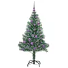  Mű karácsonyi fa hóval borítva LED fényekkel 150 LED-del 150 cm