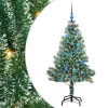  Mű karácsonyi fa hóval borítva LED fényekkel 150 LED-del 150 cm
