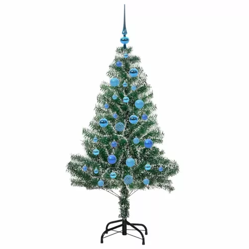  Mű karácsonyi fa hóval borítva LED fényekkel 150 LED-del 150 cm