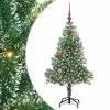  Mű karácsonyi fa hóval borítva LED fényekkel 150 LED-del 150 cm