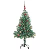  Mű karácsonyi fa hóval borítva LED fényekkel 150 LED-del 150 cm