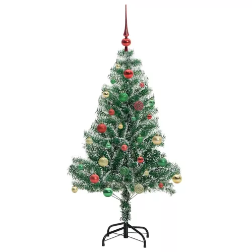  Mű karácsonyi fa hóval borítva LED fényekkel 150 LED-del 150 cm