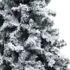  Mű karácsonyfa 300 LED-del Fehér 210 cm PVC és Acél és Műanyag