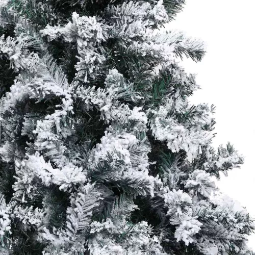  Mű karácsonyfa 300 LED-del Fehér 210 cm PVC és Acél és Műanyag