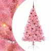  Mesterséges, előre világított karácsonyi fa Rózsaszín 150 cm