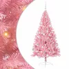  Mesterséges, előre világított karácsonyi fa Rózsaszín 180 cm