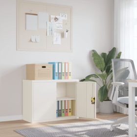  fehér acél irattartó szekrény 90 x 40 x 70 cm