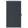  antracitszürke acél irattartó szekrény 90 x 40 x 70 cm
