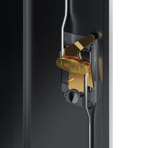  antracitszürke acél irattartó szekrény 90x40x90 cm