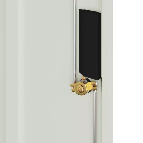  világosszürke acél irattartó szekrény 79x40x90 cm