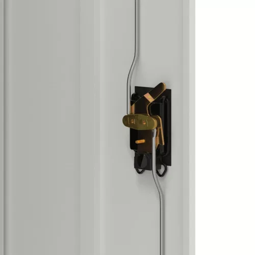  világosszürke acél irattartó szekrény 90x40x105 cm