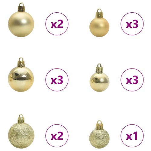  Műanyag Hajtogatós Karácsonyfa állvánnyal Zöld 150 cm PE és PVC