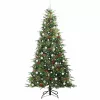  Műanyag Hajtogatós Karácsonyfa állvánnyal Zöld 240 cm PE és PVC