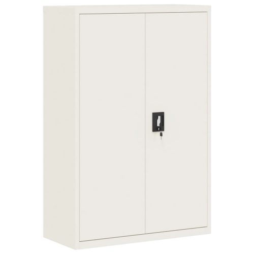  fehér acél irattartó szekrény 90x40x140 cm