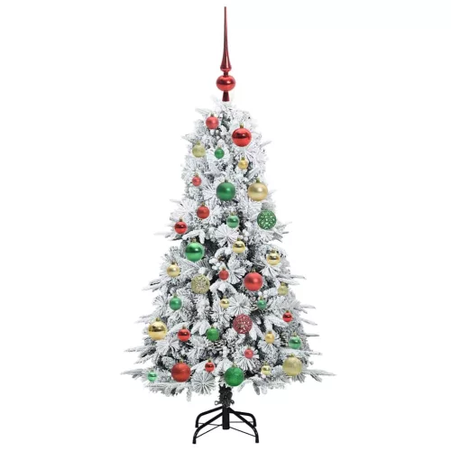  Műanyag Hajtogatós Karácsonyfa állvánnyal Zöld 120 cm PE és PVC