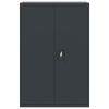  antracitszürke acél irattartó szekrény 90x40x140 cm
