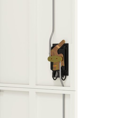  fehér acél irattartó szekrény 90x40x180 cm