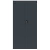  antracitszürke acél irattartó szekrény 90 x 40 x 180 cm