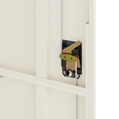  fehér acél irattartó szekrény 90x40x200 cm