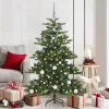  Műanyag Hajtogatós Karácsonyfa 150 LED-del Zöld 150 cm PVC