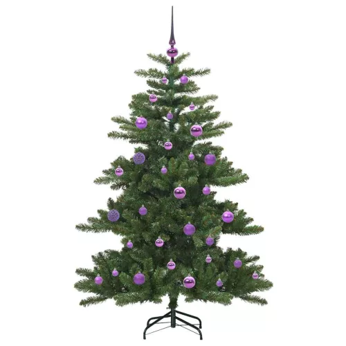  Műanyag Hajtogatós Karácsonyfa with LEDs állvánnyal 150cm PVC