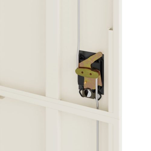  fehér acél irattartó szekrény 105x40x180 cm