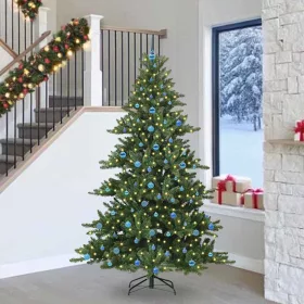    Műanyag Hajtogatós Karácsonyfa Zöld 240 cm PVC és Acél