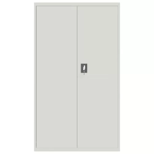  világosszürke acél irattartó szekrény 105x40x180 cm