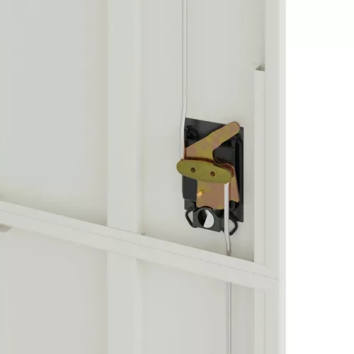  világosszürke acél irattartó szekrény 105x40x180 cm