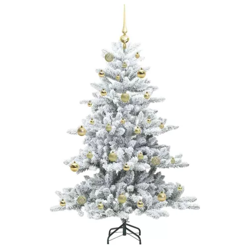  Műanyag Hajtogatós Karácsonyfa with LEDs állvánnyal 150cm PVC