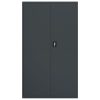  antracitszürke acél irattartó szekrény 105 x 40 x 180 cm