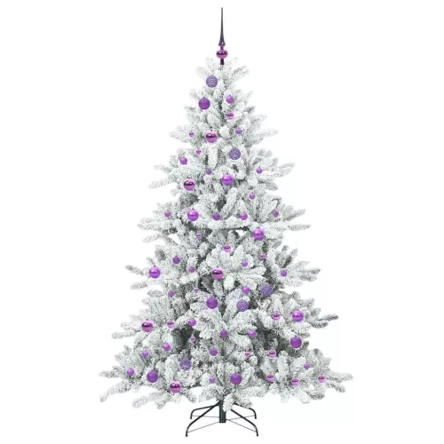  Műanyag Hajtogatós Karácsonyfa with LEDs állvánnyal 180cm PVC