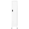  fehér acél zárható szekrény 38 x 45 x 180 cm