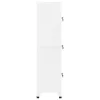  fehér acél zárható szekrény 38 x 45 x 180 cm