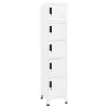  fehér acél zárható szekrény 38 x 40 x 180 cm