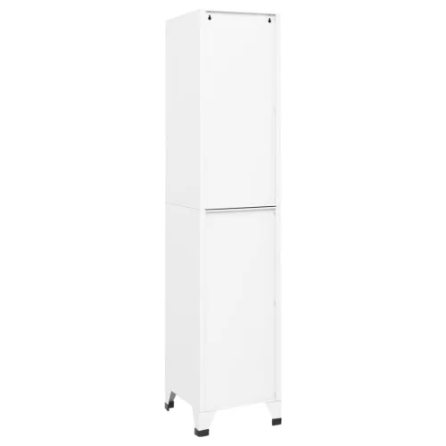  fehér acél zárható szekrény 38 x 40 x 180 cm