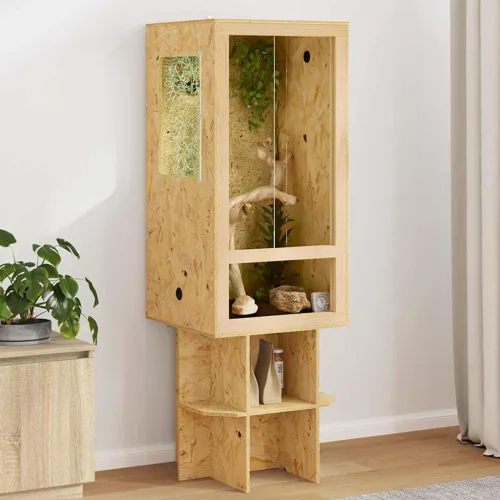  Terrárium Barna 50 x 50 x 130 cm OSB