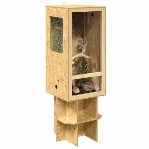  Terrárium Barna 50 x 50 x 130 cm OSB