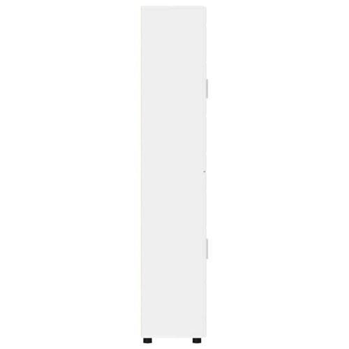  Magasfiú polcokkal tárolóval Fehér 60 x 35 x 182 cm Faanyag