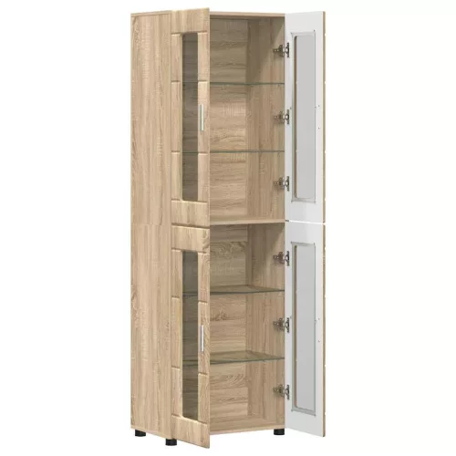  Magasfiú polcokkal Sonoma tölgy 60 x 35 x 182 cm Faanyag