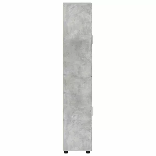  Magasfiú polcokkal Beton Szürke 60 x 35 x 182 cm Faanyag
